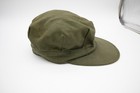 Vintage Us Army Hat Cap 7 1 4 60s Green Sateen Og 107 Utility Fatigue Military