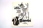Vintage 1975 Walt Disney Bambi Movie Pressbook Kit With Ad Pad 