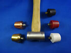 5 In 1 Interchangeable Hammer  Brass Copper Nylon Plastic Rubber Heads Gun Smith