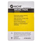Brake Pad Set For Harley-davidson Street Rod Glide Front Rear Organic 2 Pack