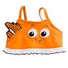 Disney Store Finding Nemo Cute 2-pc Character Costume Swimsuit Dimensional Fins