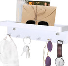 Key Holder For Wall  Wall Mount Mail Key Hanger Organizer Shelf  Key Hooks Ra   