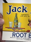 Vintage Original Jack Spratt Root Beer Label Marshalltown  Iowa 24 Ounce