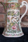 Chinese Famille Rose Canton Jug 24cm Tall Late Qing
