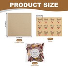 30 Pcs Dried Flower Confetti Cones With Dried Rose Petals   Sticker Purple