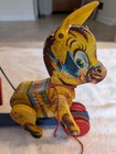 Fisher Price Bucky Burro With String Working 166 From 1955