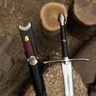 Medieval Longsword Handmade Carbon Steel W  Scabbard   Gift For Him