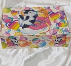 Lisa Frank 1990 Pencil Box Playtime Kittens High Top  Shoe Cats Rare Vintage Usa