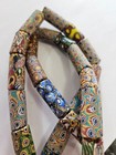 Antique Large Millefiori Beads     Mixed Tubular Strand  Excellent Condition