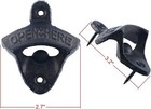 24 Pack Cast Iron Wall Mount Bottle Openers Beer Cap Opener Vintage Rustic Bar