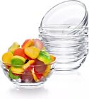 Clear Glass Mini Prep Bowls - Set Of 6 - Spices  Sauce  Snacks  3 5 Inch 4 Oz