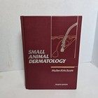 Small Animal Dermatology 4th Edition Muller Kirk Scott Hardcover Veterinary Vtg