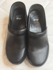 Dansko Xp 2 0 Black Sz 9 40 Women Leather Nursing Clogs Slip-on Shoes