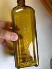 Antique Mishler s Bitters Yellow Apricot Bottle Applied Lancaster Pennsylvania
