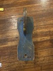 Antique Wooden Horse Pull Toy On Wheels  Hand-painted Blue red
