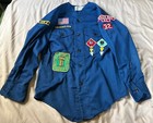Bsa Cub Scouts Size L Shirt W  Patches Hat 3 Neckerchiefs 8 Misc Pins Lot 1970s