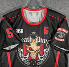 Five Finger Death Punch 5fdp Ffdp Adult Size Large Iron Skull Jersey Shirt Irish