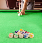 Marbled Pool Table Billiard Ball Set