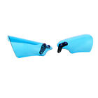 Pmma Lake Blue Acrylic Hand Grips Guard Protector Windshield For Harley Touring