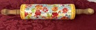 Pioneer Woman Rolling Pin Wildflower Whimsy Floral Wood Handle Ceramic Flowers