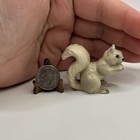 Vintage Hagen Renaker Miniature Gray Squirrel Figurine Collectible Trinket Chip 