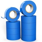 6 12 Rolls Blue Painters Masking Tape  2 Inch X 60 Yards 5 5 Mil Wall Painting