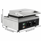 Commercial Sandwich Machine Panini Press Grill Toaster Machine Stainless Steel