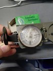 Vintage Metal Lensatic Compass  Made In Japan With Box