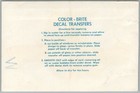 Vintage Walt Disney s Disneyland Mickey Mouse Color Brite Decal Transfer E504