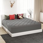 12 14  Twin Full Queen King Mattress In A Box Hybrid Spring Gel Memory Foam Gray