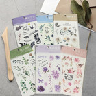 12 Sheets Rub On Transfers For Crafts Furniture Rub On Transfers Stickers