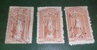Lot Of 4 Vintage Canada Ontario Law Stamps 1872 1874 Revenue Stamps Used