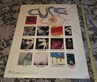 The Cure Wish 1992 Elektra Tour Promo Poster Two-sided W All Albums video Pt1