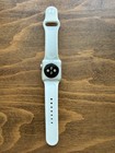 Apple Watch Series 3 38mm Silver Aluminum Case White Sport Band - Excellent Cond