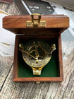 Nautical Compass Antique Brass Vintage Pocket Compass Gift Item Antique Finish