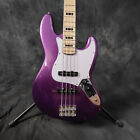 Electric Jazz Bass Guitar Maple Fretboard 4 String Solid Body Basswood Body