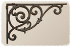 Extra Large And Heavy Decorative Shelf Brackets-flower Buds Design- Home Garden