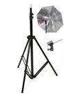2 Off Camera Photo Studio Lighting Flash Mount Umbrella