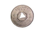 Louisiana Luxury Tax Token 1936-1938 Aluminum - Nice Collectible -c6095xux