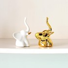 Home Decor Elephant Statues 1 Pair  Small Decorative Accents For Shelves     