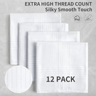 12x Handkerchiefs Cotton Classic Hankies Large Men Hankerchief Hanky Pocket Gift