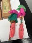 Vintage Made In Japan Celluloid Parachute Toy With Original Box