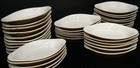 Lot Of  6  Welsh Rarebit Tuxton Dishes In Caramel And White Or Cream 8  X 4-1 2 