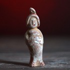 Ancient Chinese  Tang Dynasty Pottery Figurine Woman Statue Collectibles