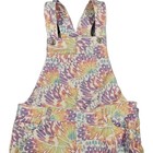 Girls The Children   s Place Tie Dye Denim Shortalls Size 10 Pastel Overall Shorts