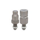 1 2    Flat Face Hydraulic Quick Couplers Set - 1 2    Jic Thread Bulkhead Mount