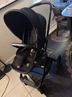 Emu Reversible Seat Full-size Infant Stroller  Compact Fold  Single  Black