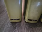Vintage Lincoln Beauty Ware Canister Set 4 Green Mcm Kitchen Flour Sugar Tea