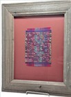 Frame Joanne Tallarovic Handwoven Textile Wall Art Saguaro Cactus Southwest 8x10