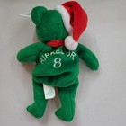 1998 Salvino s Bamm Beano s Mlb Cal Ripken  Jr  Green Plush Christmas Bear